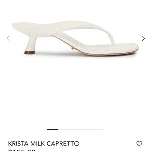 Tony Bianco Krista in Milk Capretto size 6M